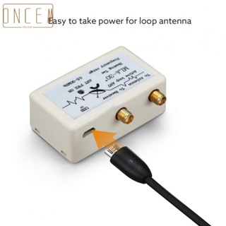 【ONCEMOREAGAIN】Antenna Amplifier Receive Antenna White 500kHz To 30MHz Accessories Low Noise