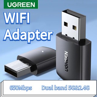 Ugreen อะแดปเตอร์ Wifi ไร้สาย Wifi USB เป็นอีเธอร์เน็ต 650Mbps สําหรับแล็ปท็อป PC