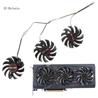 【PC】พัดลมระบายความร้อน Gpu 4Pin 3Pin 12V สําหรับ Sapphire Radeon RX 5600 XT Pulse Pro 6G D6