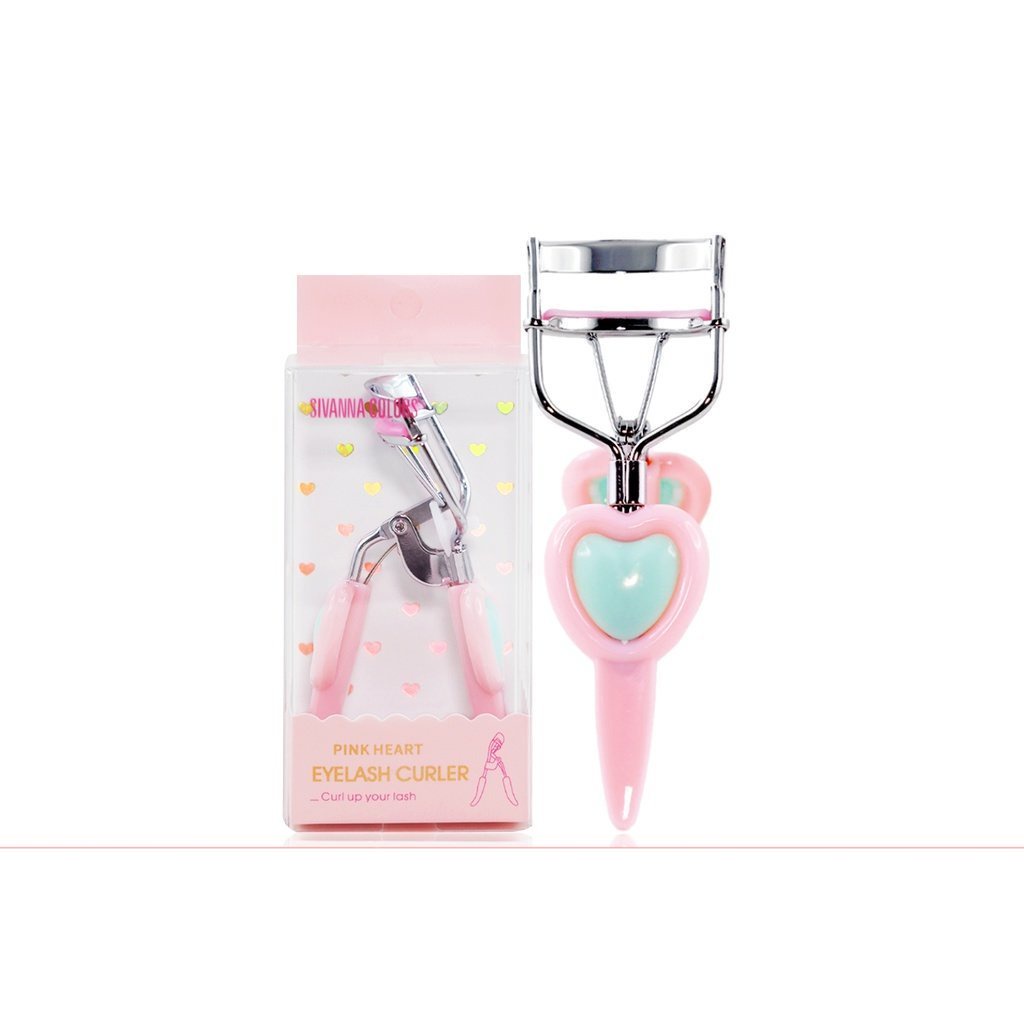 ♦️ของแท้·ส่งด่วน·OFS♦️Sivanna Pink Heart Eyelash Curler #HF112 : ซิวานน่า พิ้งค์ ฮาร์ท ที่ดัดขนตา รูปหัวใจ x 1ชิ้น dayse