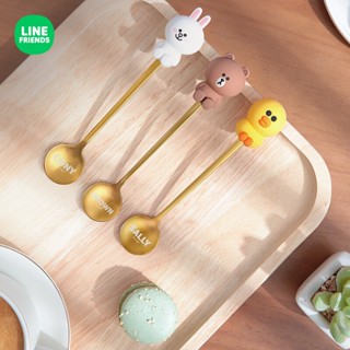 [LINE Friends] ช้อนกาแฟ สเตนเลส 304 ด้ามจับยาว