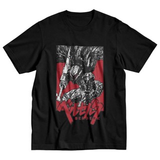 【hot tshirts】เสื้อยืดวินเทจเสื้อยืดแขนสั้น คอกลม ผ้าฝ้าย พิมพ์ลายมังงะ Gorgeous Berserk แฟชั่นฤดูร้อน สไตล์ญี่ปุ่น สําหร