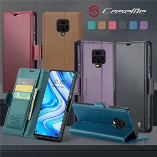 Caseme เคสโทรศัพท์หนัง ฝาพับแม่เหล็ก พร้อมช่องใส่บัตร สําหรับ Xiaomi Redmi Note 9 10 12 Pro 9S 10S 12Pro Plus