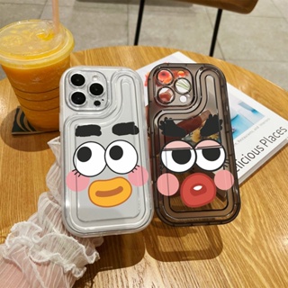 เคสโทรศัพท์มือถือแบบนิ่ม TPU ใส กันกระแทก ลายการแสดงอารมณ์ตลก สําหรับ Iphone X XS XR XsMax IP 6 6S 7 8 Plus 11 Pro Max 12 13 14 Pro Max