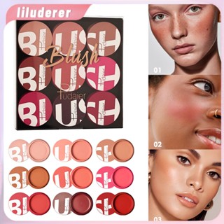 Pudaier9 Color Blush Cream Rouge Matte Blush Stick การค้าต่างประเทศแต่งหน้า Blush Mud Set Blush HO