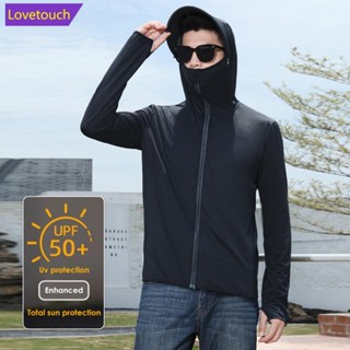 Lovetouch UPF 50+ เสื้อแจ็กเก็ต กันลม ระบายอากาศ แห้งเร็ว ป้องกันรังสียูวี สําหรับผู้ชาย K6N1