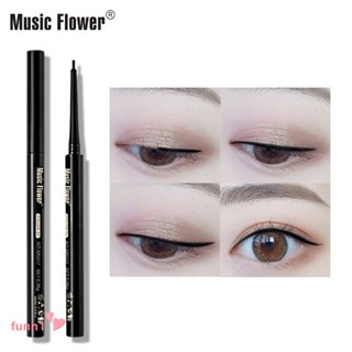 Music Flower 8 Color Gel Eyeliner Pencil Automatic Waterproof Eye Makeup Long Lasting Shimmer Eye Liner