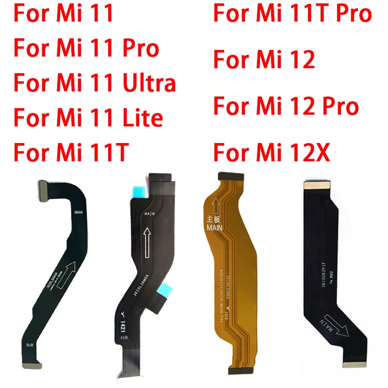 สายเคเบิลเมนบอร์ดหน้าจอ LCD สําหรับ Xiaomi Mi 11 Mi 11 Pro Mi 11 Lite 11 Ultra 11T Pro 12X 12 Pro