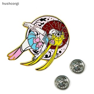 [hushcorgi] เข็มกลัดโลหะ ลายการ์ตูนอนิเมะ Pins Kawaii Tsukino Usag Mizuno Ami สําหรับตกแต่งกระเป๋า