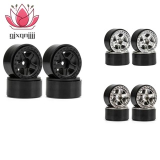 อะไหล่อัพเกรด ขอบล้อ ไนล่อน 5 ซี่ 1.0 นิ้ว สําหรับรถไต่หินบังคับ 1/24 Axial SCX24 FMS FCX24 Enduro24 4 ชิ้น