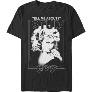 เสื้อยืด พิมพ์ลาย Tell Me About It Stud Grease สําหรับผู้ชาย