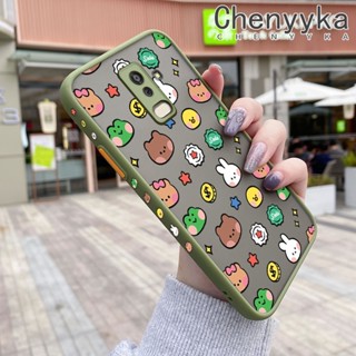 เคสซิลิโคนนิ่ม แบบใส ขอบสี่เหลี่ยม กันกระแทก สําหรับ Samsung galaxy J8 2018