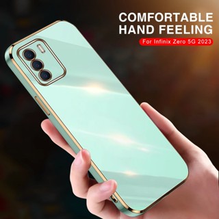 Luxury Plating Phone Case For Infinix Zero 5G 2023 6.78" X6815C X6815D Shockproof Shell Back Cover For Infinix Hot 30i 30 Play