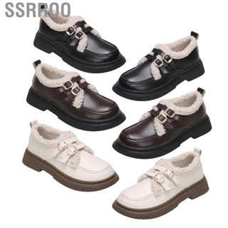 Ssrroo Cold Weather Ankle Boot  Women Winter Shoes Rubber Bottom Soft  Lining  for Outdoor