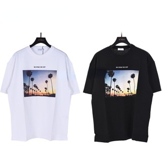  Ih NOM UH NIT Stranger Things เสื้อยืด แขนสั้น ลายโลโก้ สีขาวดํา