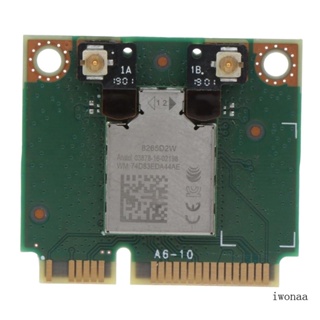 Iwo อะแดปเตอร์การ์ดไร้สาย Dual Band 1200M 8265D2W Mini Pci-e 802 11AC