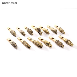 &lt;Cardflower&gt; พวงกุญแจนกหวีดทองแดง นกอินทรีย์ Boa สไตล์วินเทจ สําหรับผจญภัยกลางแจ้ง ลดราคา