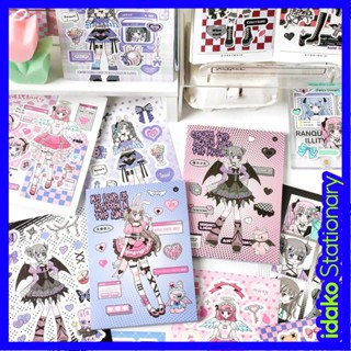 สติกเกอร์ ลายอนิเมะ Girl Sweetheart Bishop Series สไตล์เกาหลี 20 ชิ้น y2k domi SS557