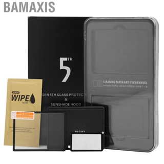 Bamaxis Screen Film Tempered Glass  Cover With Hood Fit For D800