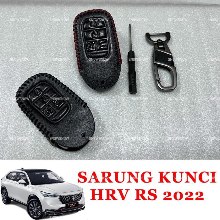 MERAH ฝาครอบกุญแจรีโมทหนังสําหรับ Honda HRV RS SE 2022 2023 Up - RED, HRV RS