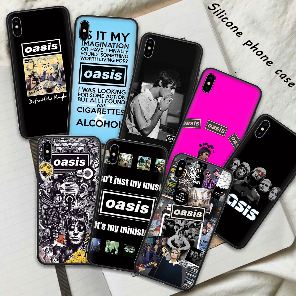 เคสโทรศัพท์มือถือ ซิลิโคนนุ่ม ลาย Oasis สําหรับ iPhone X XS Max 11 11Pro 11 Pro Max X32