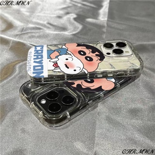 เคสโทรศัพท์มือถือแบบใส กันกระแทก ลายสุนัขชินจังอวกาศ สําหรับ Iphone 1 14promax 12pro 14 13promax 11 1X1W