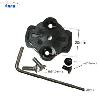 【Anna】Bracket Adapter For Garmin GOPR0 Light Plastic Steel Adapter Bicycle Black