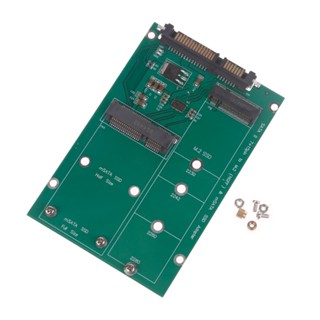 R* อะแดปเตอร์แปลง mSATA หรือ M 2 NGFF SSD เป็น 2 5 นิ้ว พร้อมกรอบอลูมิเนียม mSATA หรือ M 2 SSD เป็น a 2 5