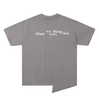 Margiela เสื้อยืดแขนสั้นลําลอง ทรงหลวม ระบายอากาศ คุณภาพสูง