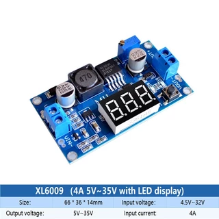 Xl6009 4A Boost Converter Step Up ปรับ 15W 5-32V ถึง 5-50V DC-DC โมดูลแหล่งจ่ายไฟประสิทธิภาพสูงระลอกน้ําต่ํา