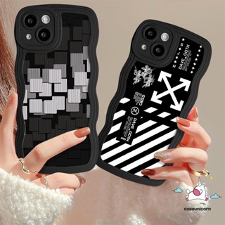 O.ff-white เคสโทรศัพท์มือถือ แบบนิ่ม ลายตารางโมเสค สีขาว สําหรับ Infinix Hot 10 12 11 9 Play Hot 10 20 11s 9 12i 20s 10s 12 10Lite 8 Pro 10 Pro Note 12 G96 Smart 5 4 6 Plus เคสโทรศัพท์