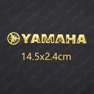 สติกเกอร์ตราสัญลักษณ์ 3D ยางนิ่ม กันน้ํา สีทอง แดง เงิน ดํา น้ําเงิน สําหรับติดตกแต่งรถจักรยานยนต์ Yamaha 2 ชิ้น