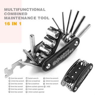 16 in 1 Multifunction Mountain Bicycle Repair Kits Hex Wrench Screwdriver