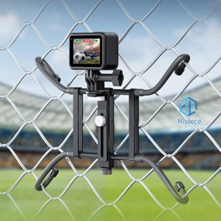 ขาตั้งตาข่ายโลหะ แบบพับได้ สําหรับ Go Pro DJI Action Phone Rail Slide Structure Mount