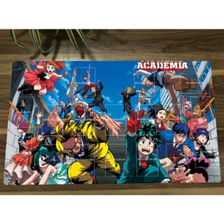 แผ่นรองเมาส์ ลายการ์ตูนอนิเมะ My Hero Academia Yugioh Playmat CCG TCG Trading Card Game Play Mat &amp; Bag 06