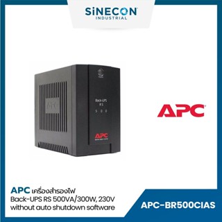 APC เอพีซี รุ่น BR500CI-AS เครื่องสำรองไฟ Back-UPS RS 500VA/300W, 230V without auto shutdown software