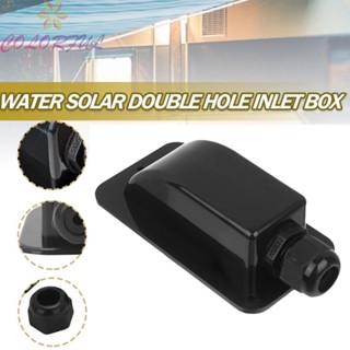 【COLORFUL】Entry Gland Box ABS Plastic Roof RV Boat Roof Solar Panel Single Cable