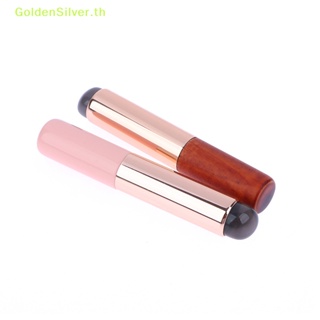 Goldensilver แปรงแต่งหน้า ซิลิโคนนุ่ม ยืดหยุ่น แบบพกพา สําหรับทาลิปกลอส เครื่องสําอาง