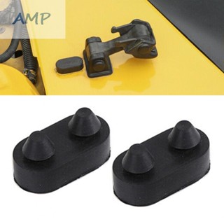 ⚡READYSTOCK⚡Locking Catch Brackets 2pcs/Set Decorate For Jeep Wrangler TJ Kit Rubber