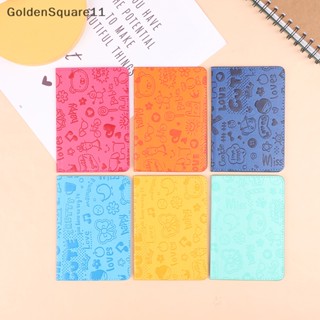 Goldensquare กระเป๋าหนัง PU สําหรับใส่หนังสือเดินทาง บัตรเครดิต บัตรประชาชน ตั๋วเดินทาง