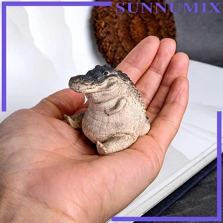 [Sunnimix] ฟิกเกอร์รูปปั้นจระเข้ สําหรับตกแต่งบ้าน ห้องนั่งเล่น