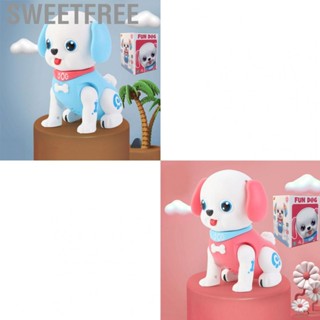 Sweetfree Robot Dog Toy Walking Barking with Light Electronic Pet for Kids Girls Boys