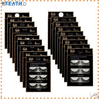 Womans Fashion Thick 3D False Eyelashes