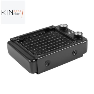 G1/4 หม้อน้ําอลูมิเนียม 90 มม. สําหรับ PC CPU Water Cooling Heatsink สีดํา