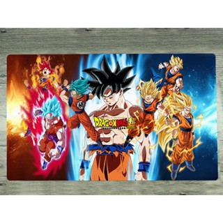 แผ่นรองเมาส์ ลาย Dragon Ball Super Custom Duel Playmat Super Saiyan TCG YuGiOh สําหรับเล่นเกม