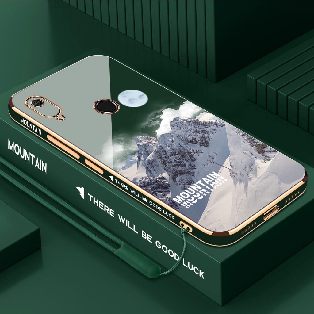 เคส Huawei Y6P Huawei y6 2019 y6s y6 prime Huawei y6 pro 2019 เคสโทรศัพท์ ภูเขาหิมะ ซิลิโคน สวย ส่งเ
