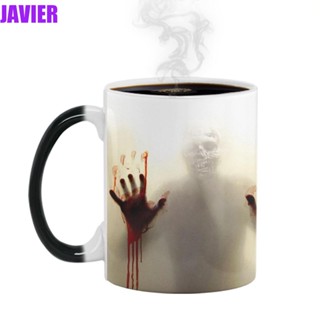 JAVIER แก้วกาแฟเซรามิค ลายฮาโลวีน เปลี่ยนสีได้