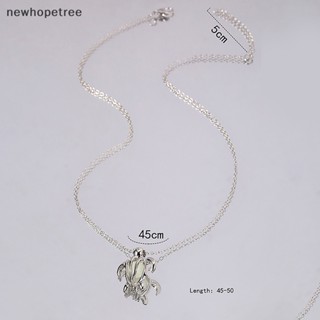 [newhopetree] สร้อยคอโซ่ จี้รูปเต่าเรืองแสงในที่มืด 3 สี เครื่องประดับแฟชั่น สําหรับผู้หญิง พร้อมส่ง