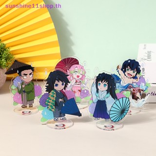 Sunshop ของเล่นสแตนดี้อะคริลิค รูปอนิเมะ Demon Slayer Tanjirou Nezuko Agatsuma Zenitsu Inosuke Mitsuri Sanemi ของขวัญวันเกิด