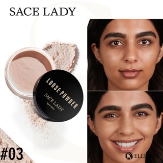 Sace Lady 2pcs Make -up Suit Sunscreen Spf ++++makeup Spray &amp; Loose Powder Oil Control Oil Refreshing Makeup Set No Card Powder Waterproof And Long -lasting Makeup 【elle20181_th】